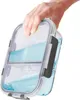 Glas Meal Prep Behälter mit 2 Fächern und luftdichten Produktbild-Vorschau 2