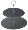 HI Etagere - Schiefer - 2-lagig - Durchmesser 20 und 25 cm Produktbild-Vorschau 4