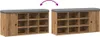 Schuhbank Artisan-Eiche 102x32x50 cm Holzwerkstoff Produktbild-Vorschau 8