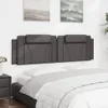 vidaXL Kopfteil-Kissen "Viana" Grau 180 cm Kunstleder Produktbild-Vorschau 4