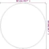 A diagram showing a round mirror with dimensions indicated. Náhľad obrázku produktu