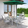 Springos® Ombrellone da giardino Ombrellone con funzione di Anteprima dell’immagine prodotto 12