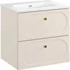 Szafka Łazienkowa 60 Cm Donna Sand Z Umywalką Ceramiczną Podgląd zdjęcia produktu 1