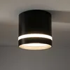 Deckenlampe Aluminium GX53 Ø 8,5 cm Aufputz Schwarz rund Produktbild-Vorschau 7