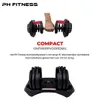 PH Fitness Verstellbare Kurzhantel Smart Series, 2,5-24 kg Produktbild-Vorschau 7