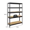Schwerlastregal Rivet | HxBxT 180x120x45 cm | Fachlast Produktbild-Vorschau 3