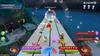 A screenshot from the video game Kingdom Hearts Melody of Memory, showing characters playing a rhythm game. Produktbild-Vorschau