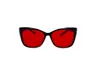 SLEEP-3W elegante Damen-Blaulichtschutzbrille - rot Produktbild-Vorschau 3