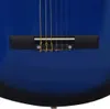 Guitare classique avec sac de débutants et enfants Bleu 1/2 Voir les images du produit 7