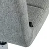 CLP Stuhl Ricky Stoff grau Produktbild-Vorschau 4