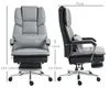 Sedia da ufficio HOMCOM, sedia da scrivania ergonomica con Anteprima dell’immagine prodotto 3