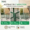 HomeLuxWorld Garten Komposter Metall 750L 100x100x75 cm Produktbild-Vorschau 3