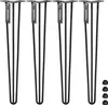 HOLZBRINK 4 x Hairpin Tischbeine Metall 3-Stangen, Hairpin Produktbild-Vorschau 1