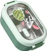 Bento Lunch Box Prenosný bezpečný nepriepustný rozdelený Náhľad obrázku produktu 2