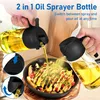 Ölsprüher 2 in 1 – 500ml Glasflasche mit Silikonpinsel und Produktbild-Vorschau 2