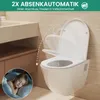 Toilettendeckel D Form WC-Sitze, Kurzer Toilettensitz mit Produktbild-Vorschau 13