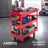 Set di 2 carrelli da officina AREBOS | 3 scomparti | Anteprima dell’immagine prodotto 6