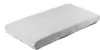 A plain gray fitted sheet is shown on a white background.