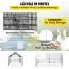 VEVOR metalowy kurnik klatka dla drobiu 87x41.7x41" osłona Podgląd zdjęcia produktu 6