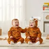 Onesie Kigurumi Romper Schlafanzug Kostüm für Baby Tiger: Produktbild-Vorschau 2