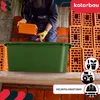 KOTARBAU® Set di 3 secchi per malta rettangolari da 45 L Anteprima dell’immagine prodotto 4