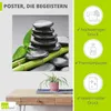 ARTland Poster Basalt Steine und Bambus Größe: 120x90 cm Produktbild-Vorschau 2