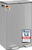 WELLGRO Treteimer 2x30L Silber – Edelstahl mit Softclose & Produktbild-Vorschau 1