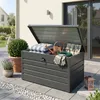 Boîte de rangement en métal, coffre de jardin, 300 L, Voir les images du produit 13