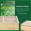 Outsunny : serre en bois, jardinière de culture précoce, Voir les images du produit 6