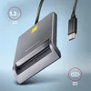 AXAGON CRE-SM3TC smart card reader USB-C 1.2m cable Voir les images du produit 3