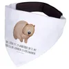 Mr. & Mrs. Panda Halstuch Wombat - Weiß - Geschenk, Produktbild-Vorschau 2