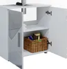 Badmöbel-Set Vicco Irma Weiß Hochglanz mit Einsätzen 3 Produktbild-Vorschau 6
