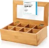 Lumaland Cuisine Teebox aus Bambus mit 8 Fächern 26 x 16 x Produktbild-Vorschau 1