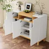 Merax Sideboard mit 3 Türen und 1 offenes Fach, Kommode in Produktbild-Vorschau 12