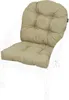 A tan cushion on a white wicker chair. Produktbild-Vorschau