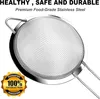Feinmaschiges Sieb Edelstahl 8 cm Produktbild-Vorschau 4