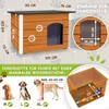 Outentin Hundehütte Outdoor Winterfest für Große Hunde – Produktbild-Vorschau 2
