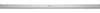 A product shot of a silver handle bar. Voir les images du produit