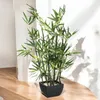 Bambou artificiel, décoration polyvalente dans un beau pot Voir les images du produit 2