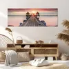 Bild auf Leinwand - Leinwandbild - Einteilig - Brücke Holz Produktbild-Vorschau 7