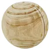 Dřevěná dekorace Koule Style Raw 15 cm - Paulovnie s Náhled obrázku produktu 5