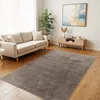TT Home Wohnzimmer Teppich Hochflor Langflor Kunstfell Produktbild-Vorschau 1