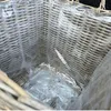 Panier en rotin lot de 3 Kubu gris avec poignées et film – Voir les images du produit 11