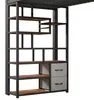 Lit superposé 90 x 200 cm avec éclairage LED, structure en Voir les images du produit 14