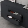 doporro Sideboard Kommode in Anthrazit matt 167x36 cm Produktbild-Vorschau 5