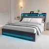 Čalouněná postel ProximaX 160x200 cm s USB, postel pro Náhled obrázku produktu 12