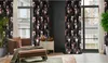 Vorhang KAREN schwarz rosa 140x270 cm  Kräuselband Produktbild-Vorschau 8