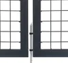 vidaXL Brama ogrodowa ze słupkami stal 350×140 cm antracyt Podgląd zdjęcia produktu 3