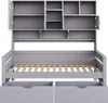 OKWISH Lit Gigogne 90x200 cm - Lit Simple en Bois avec Deux Voir les images du produit 9