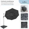 osoltus 4 x Einlegeplatten Ampelschirm Kreuzfuß befüllbar Produktbild-Vorschau 6